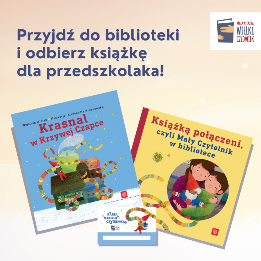 Plakat projektu "Mała książka - wielki człowiek"